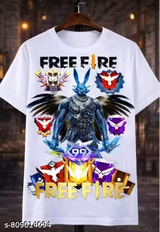 Rabbit Firee Fire Printed T-Shirt – New Look for Casual & Party Wear
